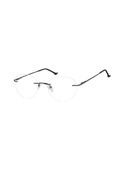 Bezramkowe Okulary Oprawki okrągłe korekcyjne Sunoptic 985 czarne ze sklepu Stylion w kategorii Okulary korekcyjne męskie - zdjęcie 107789915