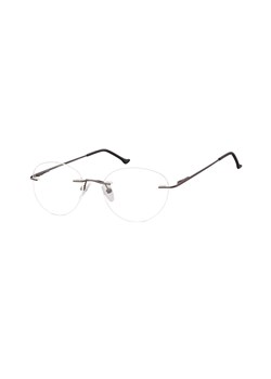 Bezramkowe Okulary Oprawki okrągłe korekcyjne Sunoptic 985A grafitowe ze sklepu Stylion w kategorii Okulary korekcyjne męskie - zdjęcie 107789917