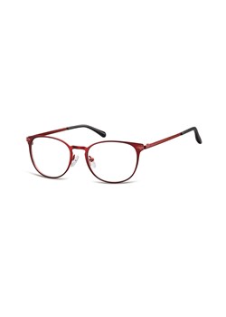 Okulary oprawki damskie kocie oczy stalowe Sunoptic 992F czerwone ze sklepu Stylion w kategorii Okulary korekcyjne damskie - zdjęcie 107789927