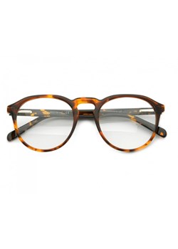Okrągłe Okulary oprawki Lenonki zerówki korekcyjne Sunoptic AC21A panterka ze sklepu Stylion w kategorii Okulary zerówki męskie - zdjęcie 107789979