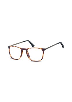 Okulary oprawki zerówki korekcyjne nerdy Unisex Sunoptic AC25A bursztynowe ze sklepu Stylion w kategorii Okulary zerówki męskie - zdjęcie 107790015