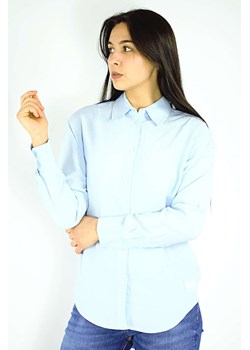 Koszula damska Calvin Klein niebieska z wiskozy 