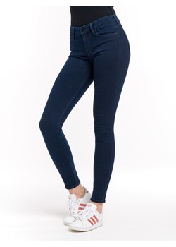 Granatowe jeansy damskie Lee 