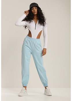 Niebieskie Spodnie Limoliria ze sklepu Renee odzież w kategorii Spodnie damskie - zdjęcie 108037205