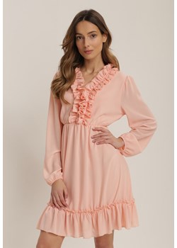 Jasnoróżowa Sukienka Perisiphe ze sklepu Renee odzież w kategorii Sukienki - zdjęcie 108070987