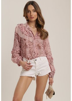 Różowa Koszula Dorielora ze sklepu Renee odzież w kategorii Koszule damskie - zdjęcie 108139577