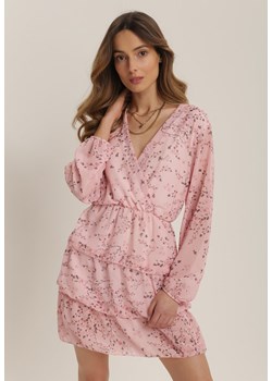 Różowa Sukienka Kallitiax ze sklepu Renee odzież w kategorii Sukienki - zdjęcie 108139587