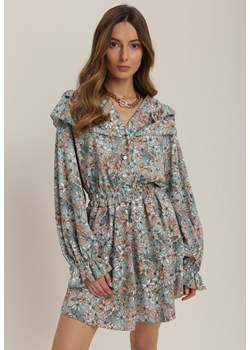 Jasnozielona Sukienka Aqearial ze sklepu Renee odzież w kategorii Sukienki - zdjęcie 108139657