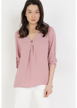Różowa Bluzka Acalepheu ze sklepu Born2be Odzież w kategorii Bluzki damskie - zdjęcie 108485017