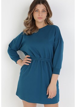 Niebieska Sukienka Apheasi ze sklepu Born2be Odzież w kategorii Sukienki - zdjęcie 108599275