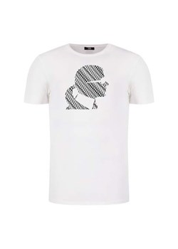 T-shirt męski Karl Lagerfeld biały z krótkim rękawem 