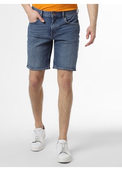 Tommy Hilfiger Męskie spodenki jeansowe Mężczyźni Jeansy medium stone jednolity ze sklepu vangraaf w kategorii Spodenki męskie - zdjęcie 108867505
