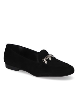 Mokasyny Karino 3326/003-P Czarne zamsz ze sklepu Arturo-obuwie w kategorii Mokasyny damskie - zdjęcie 108895068