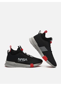 Cropp - Sneakersy Nasa - czarny ze sklepu Cropp w kategorii Buty sportowe męskie - zdjęcie 109281645