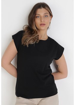 Czarny T-shirt Peshahria ze sklepu Born2be Odzież w kategorii Bluzki damskie - zdjęcie 109283566