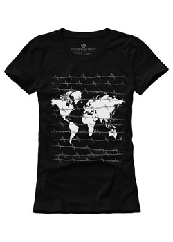 T-shirt damski UNDERWORLD World czarny ze sklepu morillo w kategorii Bluzki damskie - zdjęcie 109286395