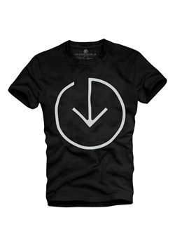 T-shirt męski UNDERWORLD Logo czarny ze sklepu morillo w kategorii T-shirty męskie - zdjęcie 109286515