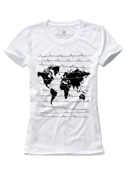 T-shirt damski UNDERWORLD World biały ze sklepu morillo w kategorii Bluzki damskie - zdjęcie 109286538