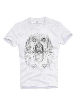 T-shirt męski UNDERWORLD Dog biały ze sklepu morillo w kategorii T-shirty męskie - zdjęcie 109287058