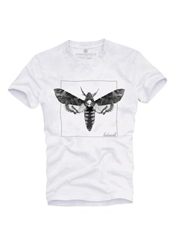 T-shirt męski UNDERWORLD Night Butterfly biały ze sklepu morillo w kategorii T-shirty męskie - zdjęcie 109287189