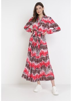 Czerwona Sukienka Nephohsa ze sklepu Born2be Odzież w kategorii Sukienki - zdjęcie 109289756