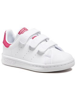 Buty sportowe dziecięce białe Adidas na rzepy 