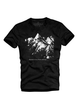 T-shirt męski UNDERWORLD Mountains ze sklepu morillo w kategorii T-shirty męskie - zdjęcie 109491536