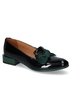 Półbuty Gamis 5034/A128+Zielony lakier ze sklepu Arturo-obuwie w kategorii Półbuty damskie - zdjęcie 109493008