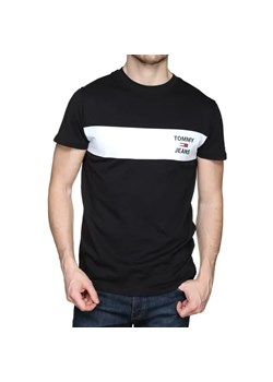 Tommy Hilfiger T-shirt Męski Regular Fit Black ze sklepu dewear.pl w kategorii T-shirty męskie - zdjęcie 109580949