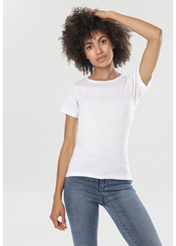 Biały T-shirt Phereisis ze sklepu Born2be Odzież w kategorii Bluzki damskie - zdjęcie 109681645