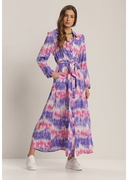 Liliowa Sukienka Thronanthe ze sklepu Renee odzież w kategorii Sukienki - zdjęcie 109686429