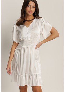 Biała Sukienka Anthenia ze sklepu Renee odzież w kategorii Sukienki - zdjęcie 109977166