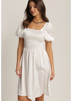 Biała Sukienka Fysersya ze sklepu Renee odzież w kategorii Sukienki - zdjęcie 109977176