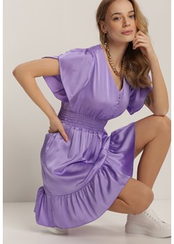 Fioletowa Sukienka Anthenia ze sklepu Renee odzież w kategorii Sukienki - zdjęcie 110071135