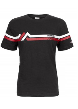 Tommy Hilfiger T-shirt Męski Regular Fit Black ze sklepu dewear.pl w kategorii T-shirty męskie - zdjęcie 110230688