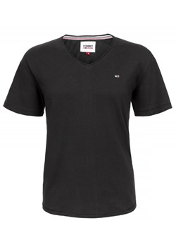 Tommy Hilfiger T-shirt Męski Regular Fit Black ze sklepu dewear.pl w kategorii T-shirty męskie - zdjęcie 110230696