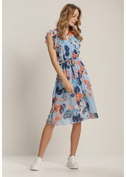 Jasnoniebieska Sukienka Acalephise ze sklepu Renee odzież w kategorii Sukienki - zdjęcie 110282006