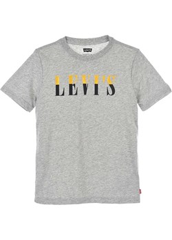 T-shirt chłopięce szary Levi's z bawełny 