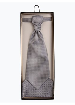 Wilvorst - Krawat męski i poszetka, niebieski ze sklepu vangraaf w kategorii Krawaty - zdjęcie 110290518