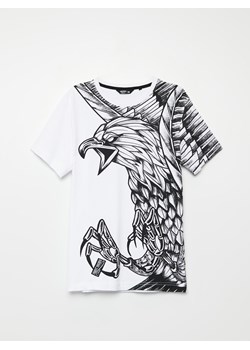 Cropp - T-shirt z grafiką - biały ze sklepu Cropp w kategorii T-shirty męskie - zdjęcie 110345849