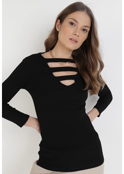Czarna Bluzka Himmawi ze sklepu Born2be Odzież w kategorii Bluzki damskie - zdjęcie 110436346