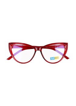 Okulary kocie do komputera damskie z filtrem BLUE Light zerówki 2591A ze sklepu Stylion w kategorii Okulary zerówki damskie - zdjęcie 110456719