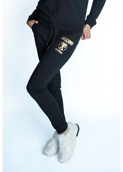 Spodnie dresowe, czarne, damskie Moschino Swim ze sklepu outfit.pl w kategorii Spodnie damskie - zdjęcie 110514747