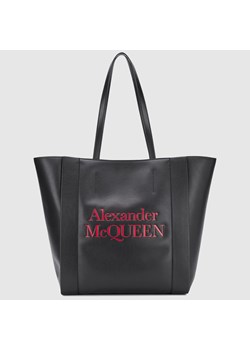 Shopper bag Alexander McQueen w stylu glamour na ramię 