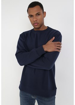 Granatowa Bluza Nyxohsa ze sklepu Born2be Odzież w kategorii Bluzy męskie - zdjęcie 110517876