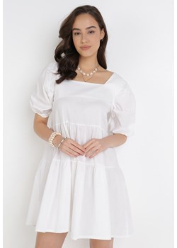 Biała Sukienka Berinesha ze sklepu Born2be Odzież w kategorii Sukienki - zdjęcie 110605518