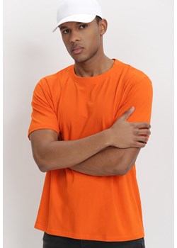 Pomarańczowa Koszulka Avonmora ze sklepu Born2be Odzież w kategorii T-shirty męskie - zdjęcie 110614965