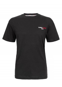 T-shirt męski Tommy Hilfiger z krótkim rękawem czarny casual 