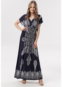 Granatowa Sukienka Khryseis ze sklepu Born2be Odzież w kategorii Sukienki - zdjęcie 110747446