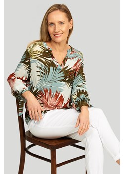 Wiskozowa bluzka z nadrukiem ze sklepu Greenpoint.pl w kategorii Bluzki damskie - zdjęcie 110916119